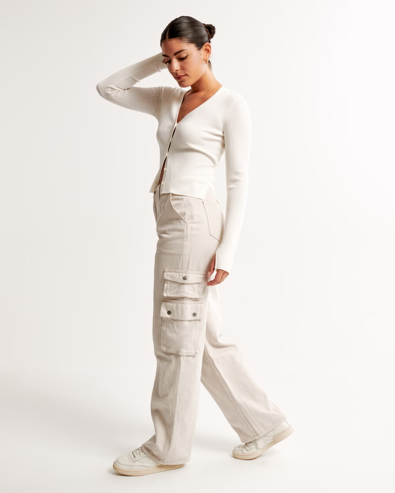 Curve Love High Rise Loose Jean | Abercrombie & Fitch (US)