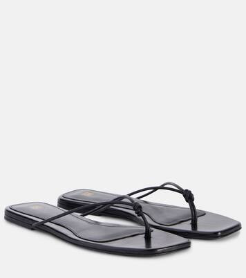 The Knot leather thong sandals | Mytheresa (UK)