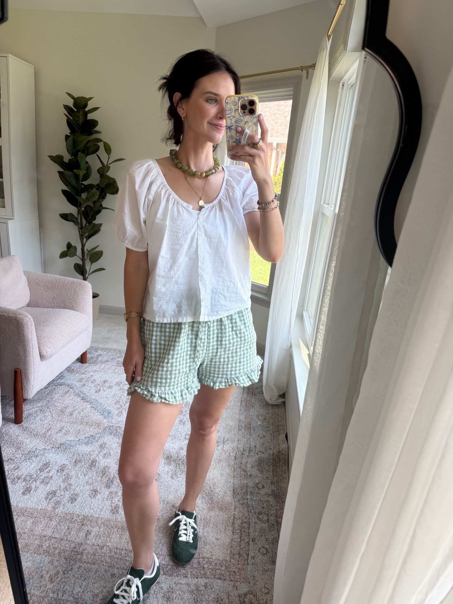 White top : wearing s but will link similar 
Shorts : wearing medium (part of a set)

#LTKgrwm #LTKootd #LTKmomlife