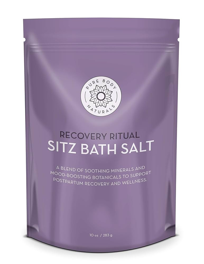 Pure Body Naturals Sitz Bath Salt – Postpartum Care and Hemorrhoid Treatment – Natural Soak f... | Amazon (US)