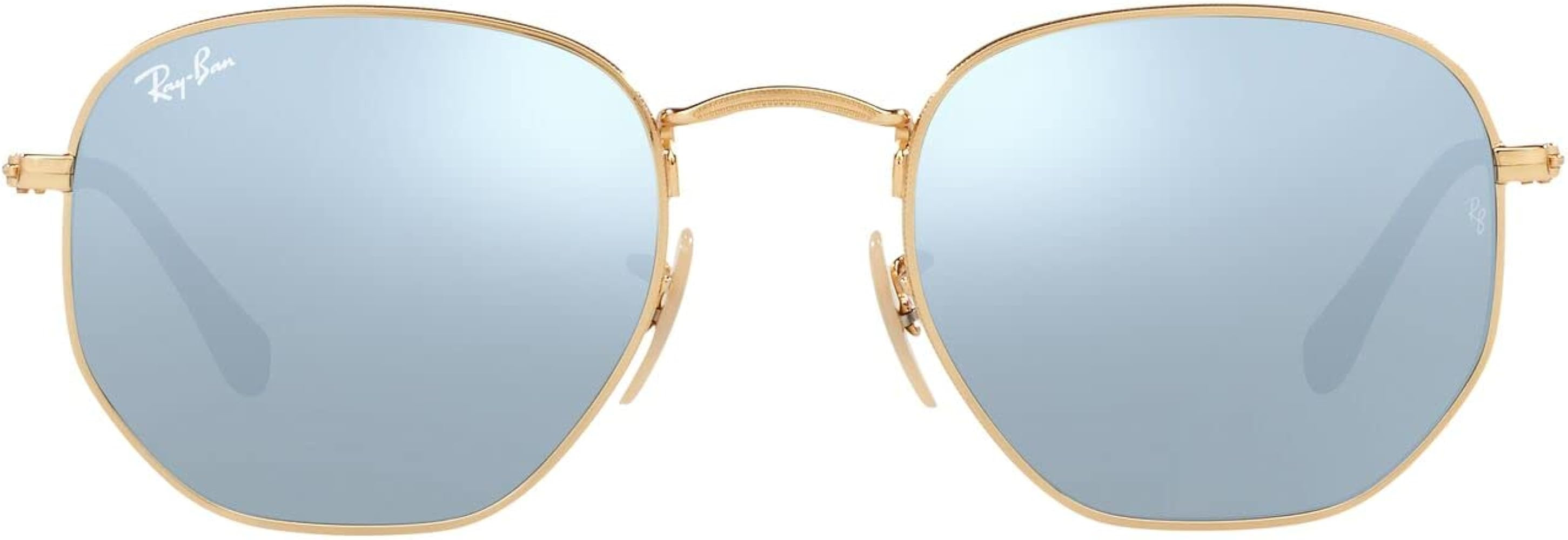 Ray-Ban Rb3548n Hexagonal Flat Lens Sunglasses | Amazon (US)