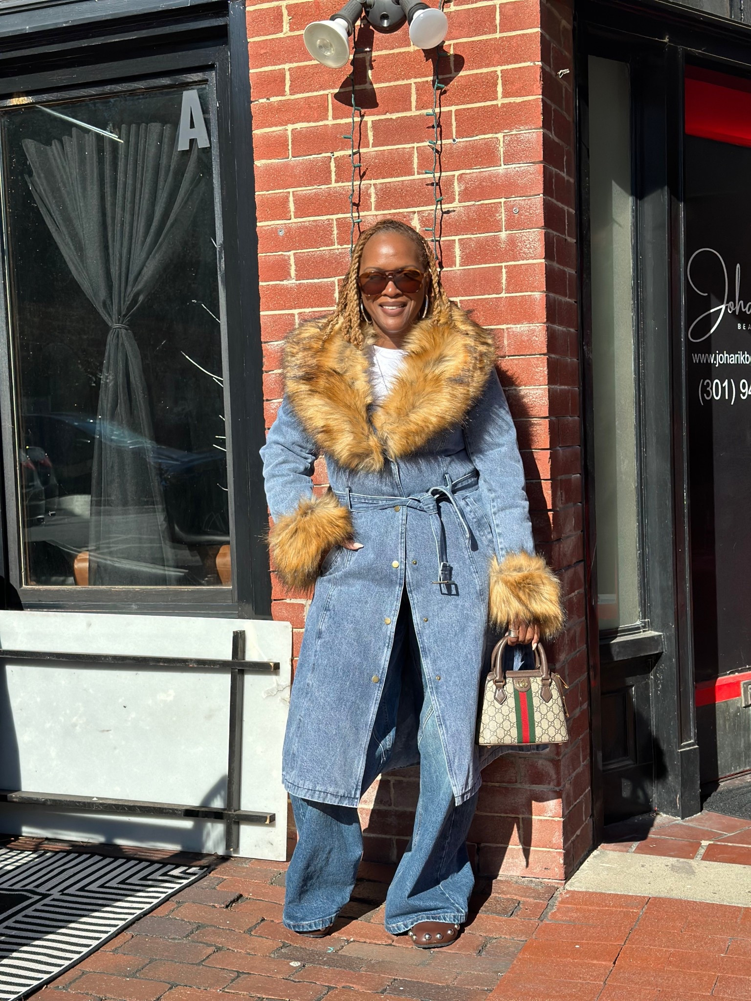 Keep warm and look chic this winter wear the Akira EXTREME RELAXED DENIM Coat

The AKIRA Label Kaya Fur Trim Denim Trench combines vintage charm with modern versatility. Crafted from medium-wash denim and fully lined with ultra-soft fleece, it delivers both warmth and style. The coat features a wide faux fur collar and matching cuff accents—both detachable for adaptable styling. A belted waist defines the silhouette, while side-slant pockets offer functional ease. Finished with snap-button closures, this posh piece balances statement texture with timeless tailoring.

EXTREME RELAXED DENIM

Let loose in The AKIRA Label Extreme Relaxed Denim. Crafted from structured mid-wash denim with vintage-inspired fading and whisker detailing, these jeans feature a high-rise fit, functional belt loops, a classic five-pocket design with oversized flap pockets and multi-button waistband accents on the rear, a V-seam construction on the upper thighs, and a button-zip fly closure. Complete with an ultra-wide leg, relaxed silhouette. Pair them with cropped tops, oversized hoodies, or a sharp blazer for an effortlessly cool finish.

#LTKootd #LTKOver40 #LTKTravel