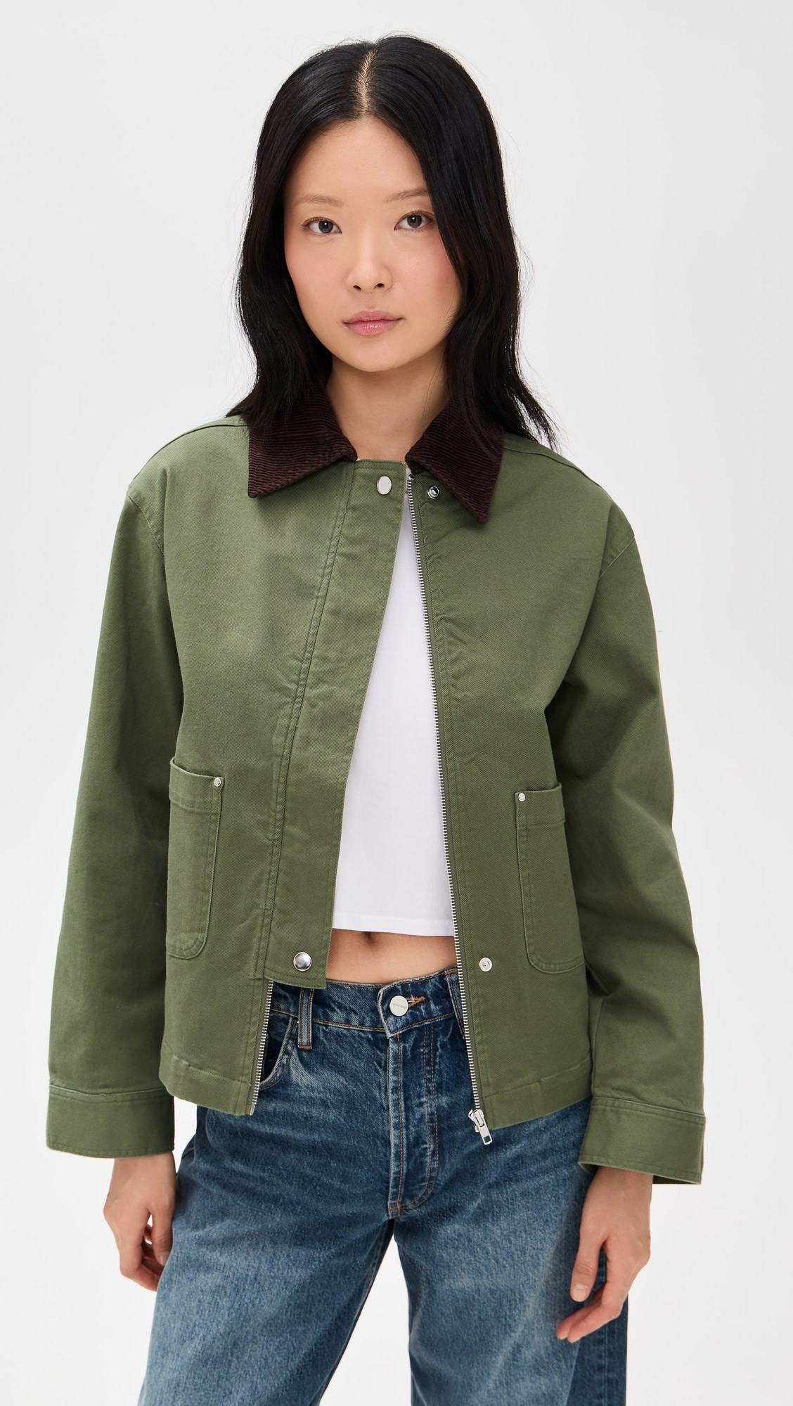 ALIGNE Madi Contrast Collar Jacket | Shopbop | Shopbop