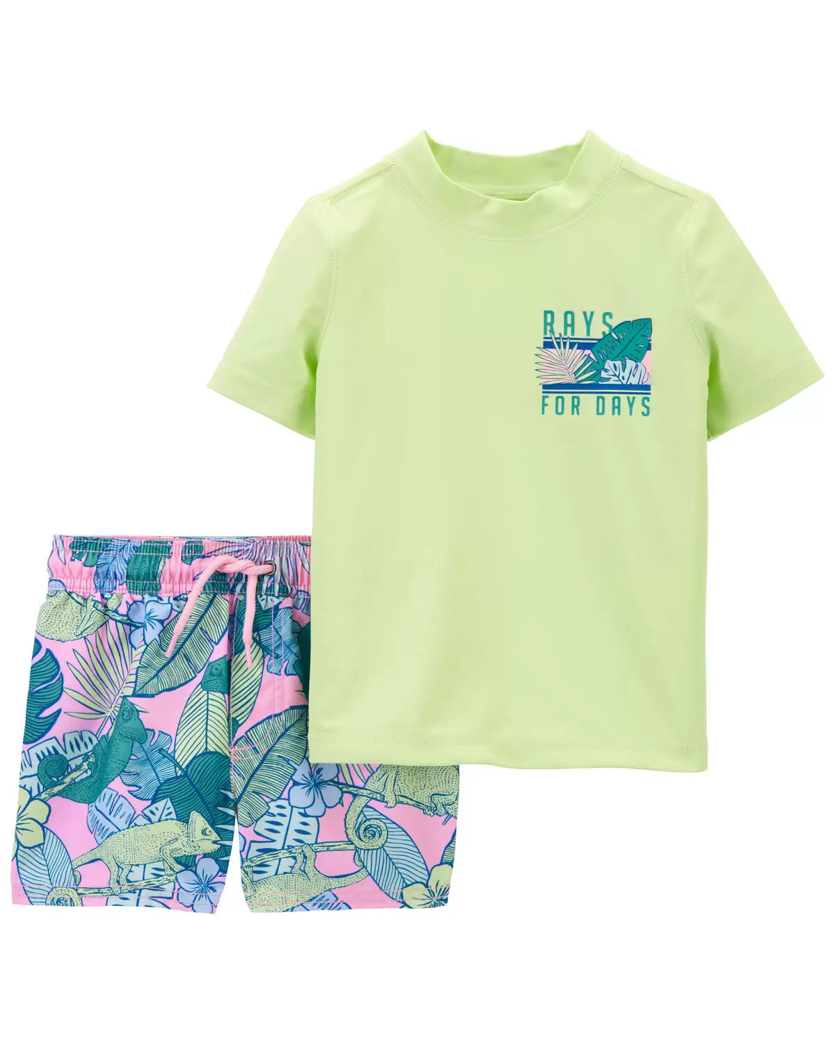 Multi Baby 2-Piece Tropical Rashguard Set | carters.com | Carter's