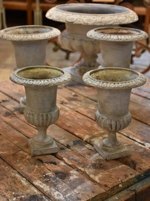 Details about   Pair of antique French Medici urns - 2 French garden urns cast iron | eBay US