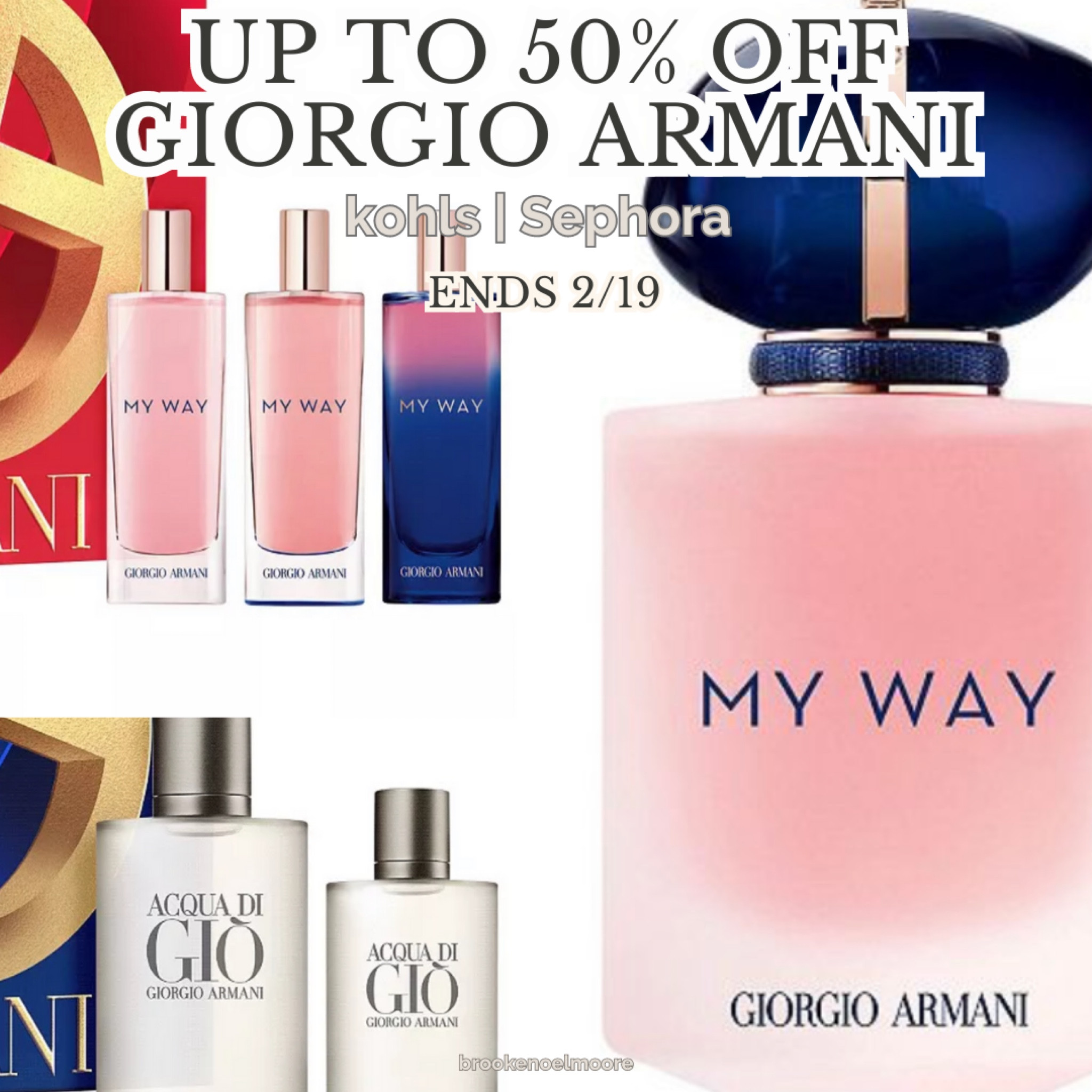 Up to 50% off Giorgio Armani fragrances for men and women! Ends on 2/19

#LTKstyletip #LTKsalealert #LTKSeasonal