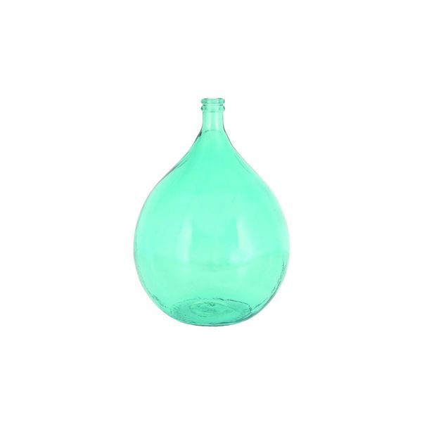 Decorative Turquoise Glass Cylindrical Vase | Bed Bath & Beyond
