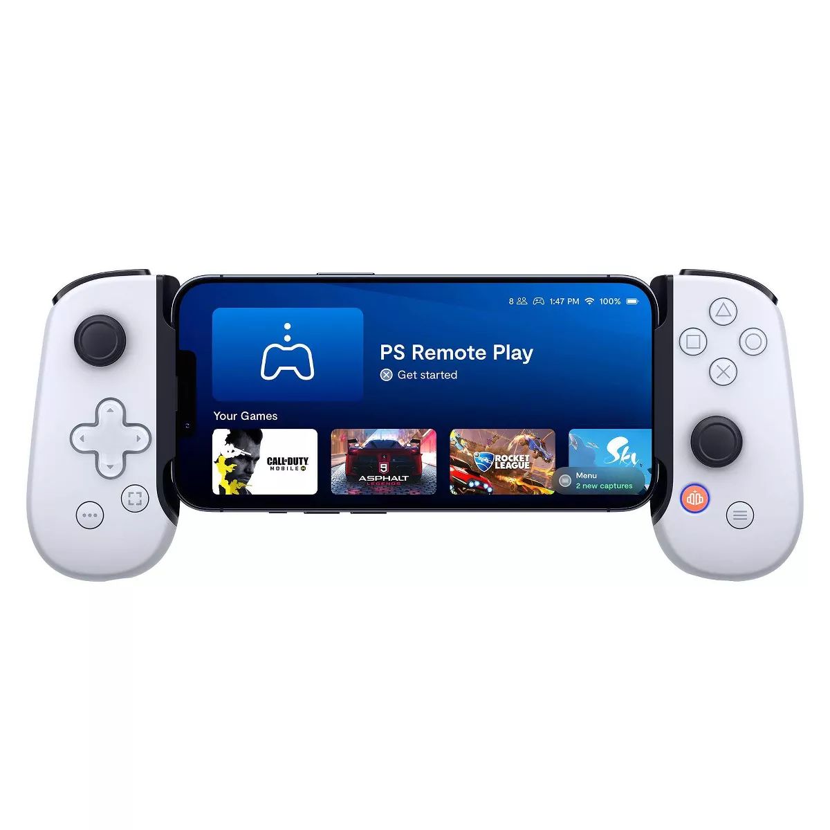 Backbone One Mobile Gaming Controller for iPhone - PlayStation Edition - White (Lightning) | Target