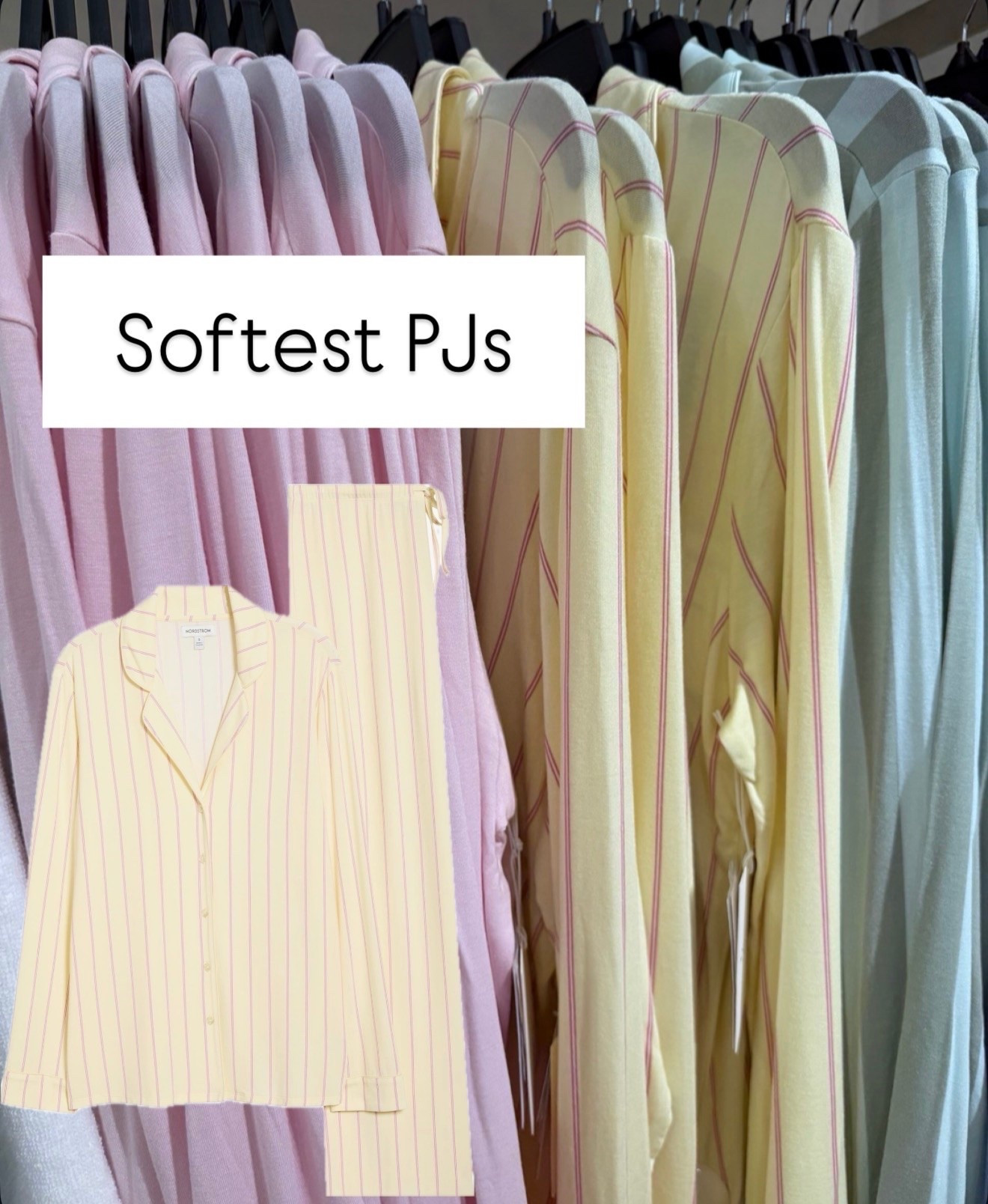 These pajamas are unbelievably soft and feel so luxurious price. Lightweight, breathable, and perfect for warm nights, but still cozy enough to lounge in all morning. The pretty pastel colors make them even harder to resist.

Pajama set, Soft pajamas, Sleepwear, Loungewear, Matching PJ set, Cozy essentials, Nordstrom finds, Women’s pajamas, Lightweight sleepwear, Self care favorites, Comfortable loungewear, Gift ideas for her, annabrstyle

#LTKdayinmylife #LTKgrwm #LTKHome