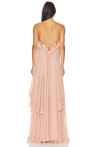 Larissa Maxi Dress in Dusty Rose | Revolve Clothing (Global)