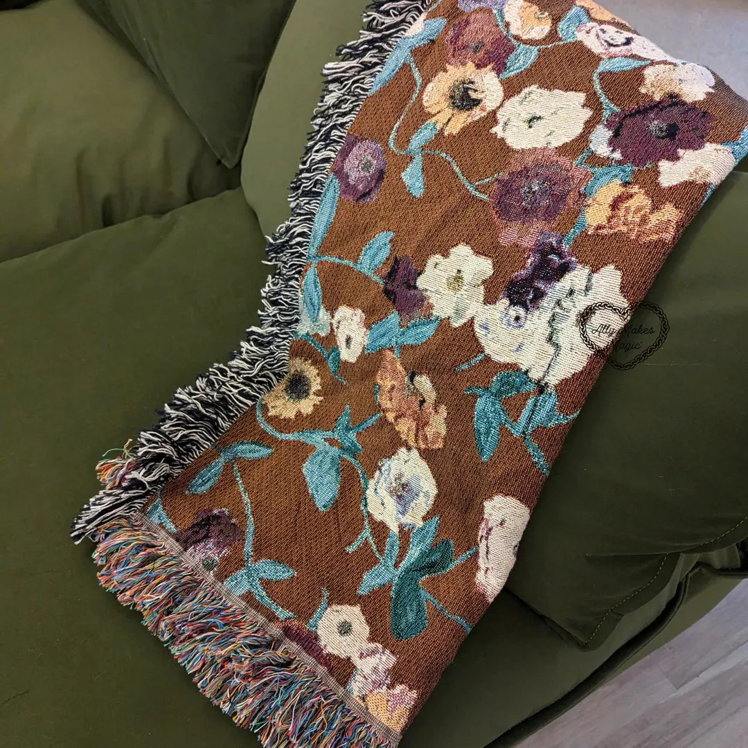 Eras Piano Woven Blanket | Surprise Song Piano | Piano Flowers | Eras Flowers | Eras Fringe Blank... | Etsy (US)