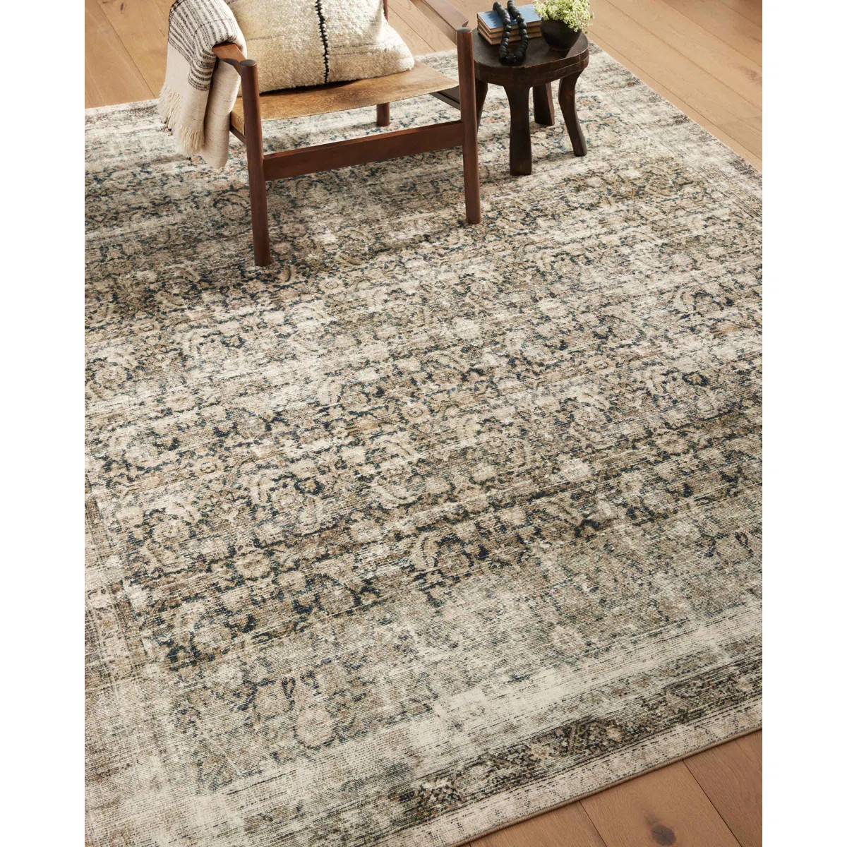Amber Lewis x Loloi Morgan Navy / Sand Area Rug feat. CloudPile & Reviews | Wayfair | Wayfair North America