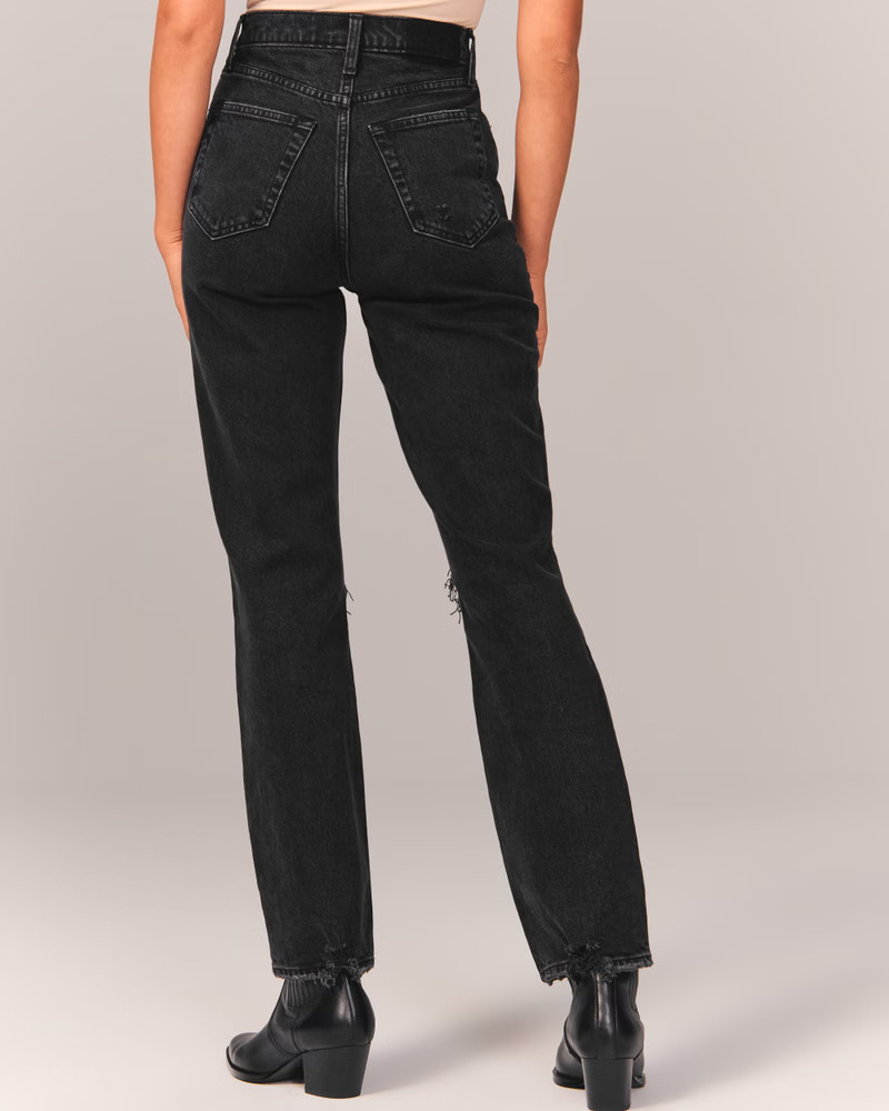 Ultra High Rise 90s Straight Jean | Abercrombie & Fitch (US)