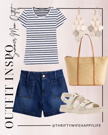 Summer outfit idea- casual mom outfit 

#LTKfindsunder50 #LTKsalealert #LTKstyletip