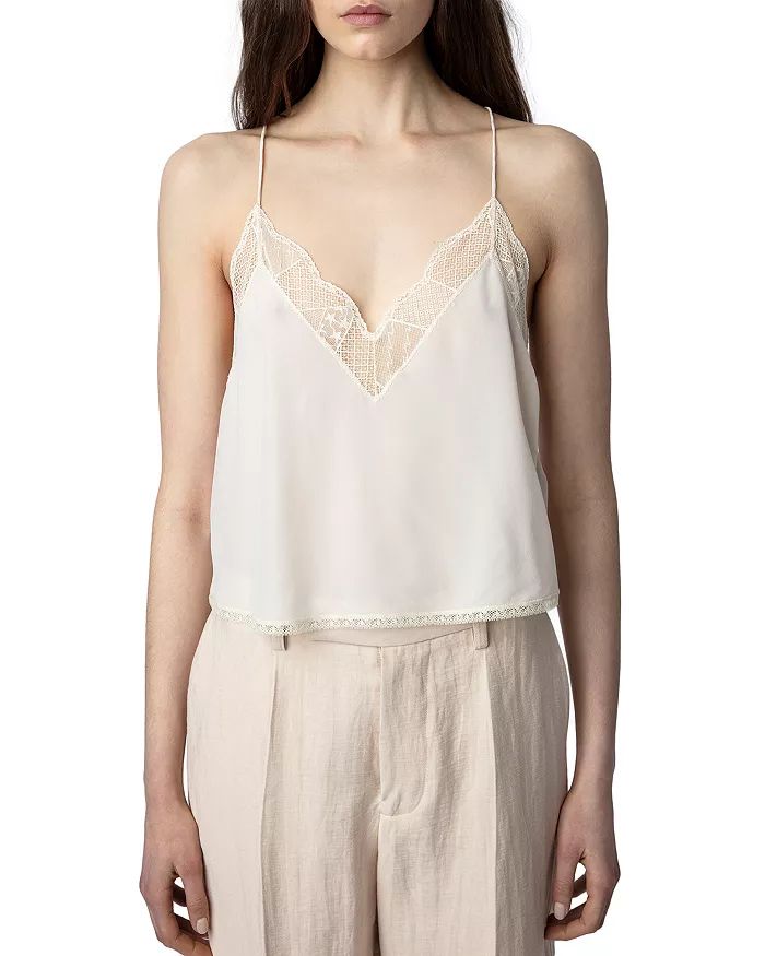 Christy Silk Cropped Camisole | Bloomingdale's (US)