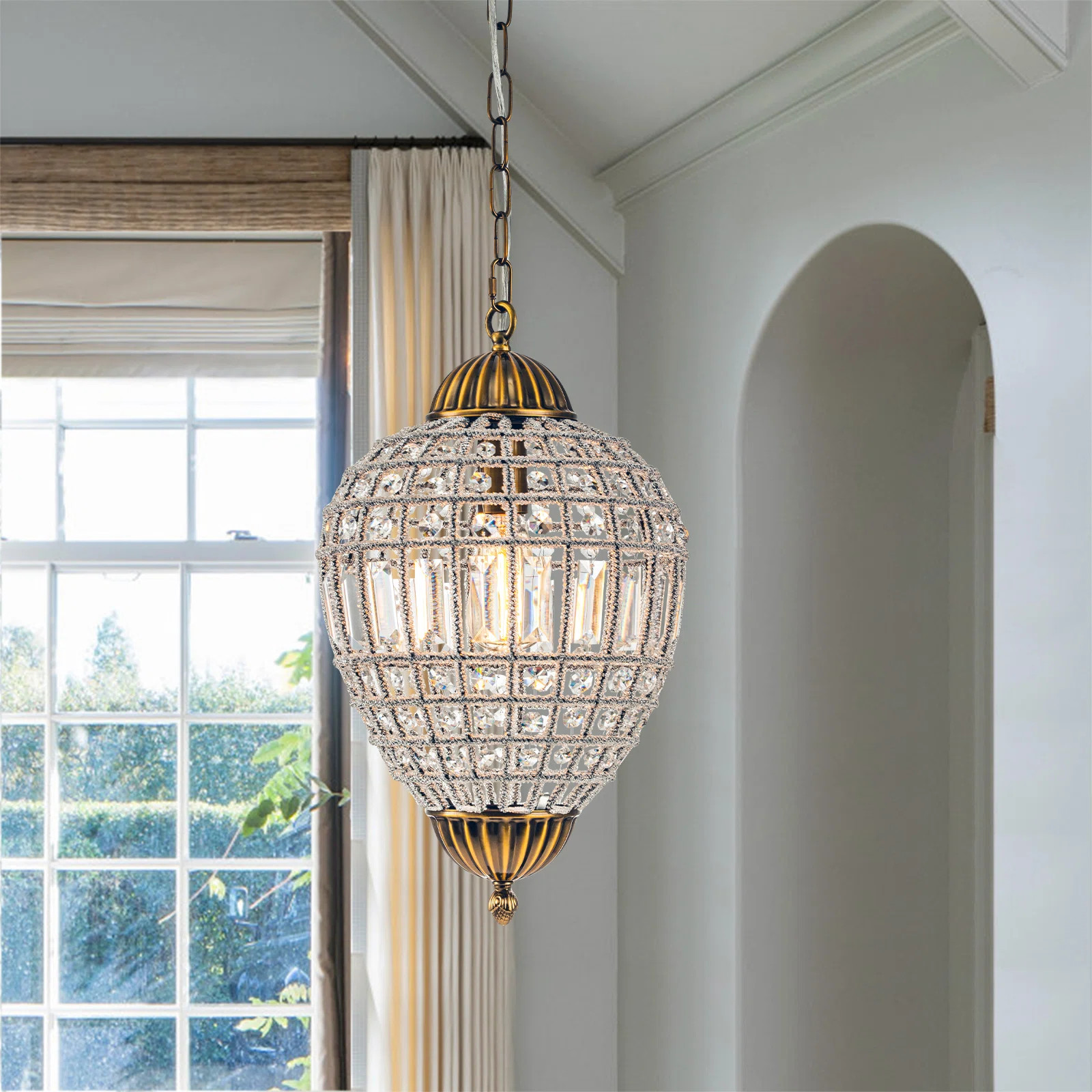Ennu Crystal Globe Chandelier | Wayfair North America