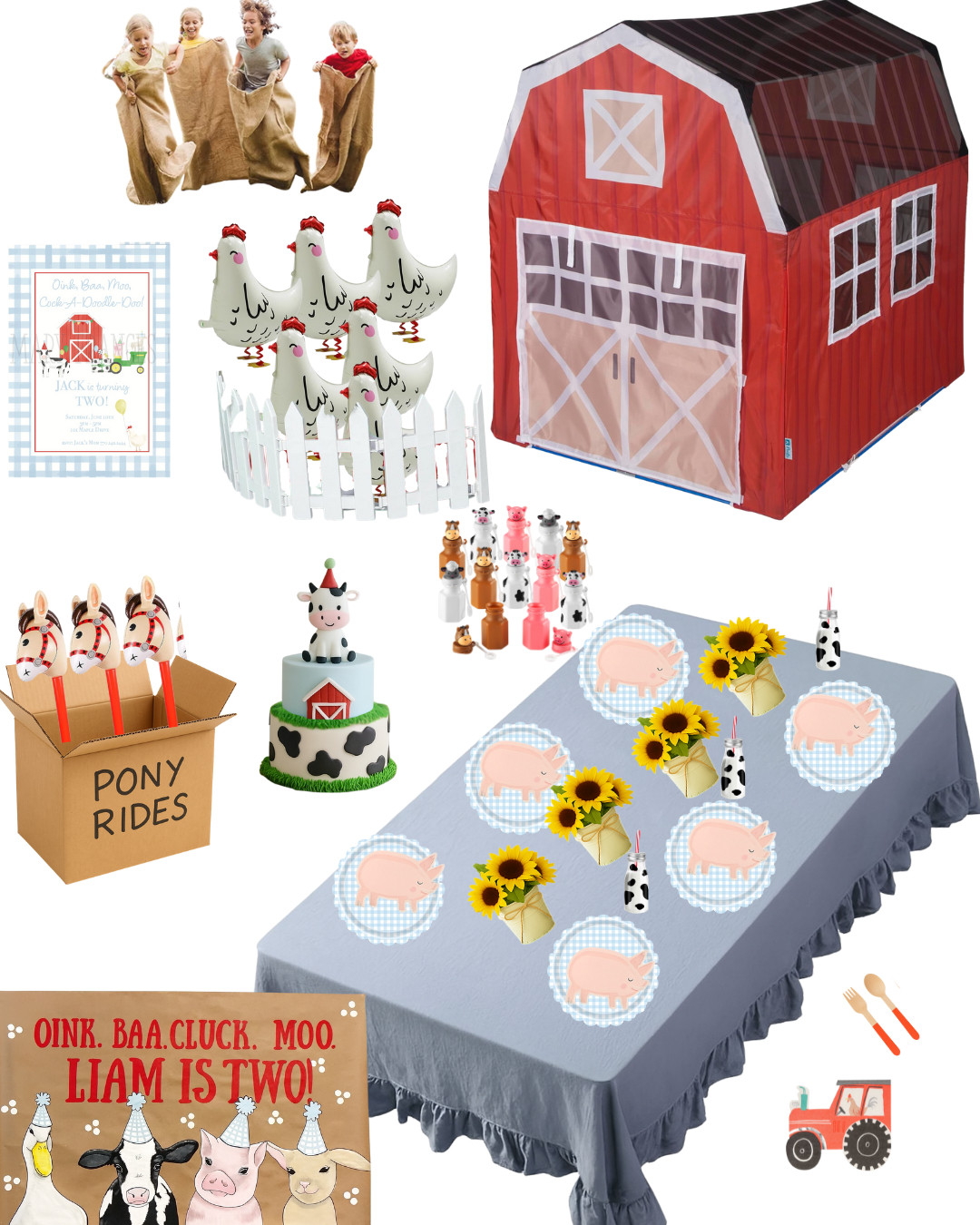 Oink, baa, cluck, moo… our tiny friends came to party too 🐷🌻🐮🚜
A sweet barnyard bash for little farmers in training.
Shop the cutest farm-themed decor, table settings, and party play ideas for your littles 🤍🎈

kids birthday party, toddler birthday, kids party ideas, themed kids party, first birthday ideas, baby birthday party, second birthday party, party decor, party theme ideas, party inspo, aesthetic kids party, pastel party decor, aesthetic toddler party, pinterest mom, mommy creator, stay at home mom finds, party supplies, party decorations, kids party favors, cake inspiration, kids tablescape, kids party setup, hosting moms, farm birthday party, barnyard birthday, farm toddler party, farmhouse kids party 

 #LTKParties #LTKKids #LTKFamily