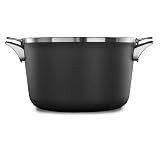 Calphalon Premier Space-Saving Hard-Anodized Nonstick 12-Quart Stock Pot with Lid | Amazon (US)