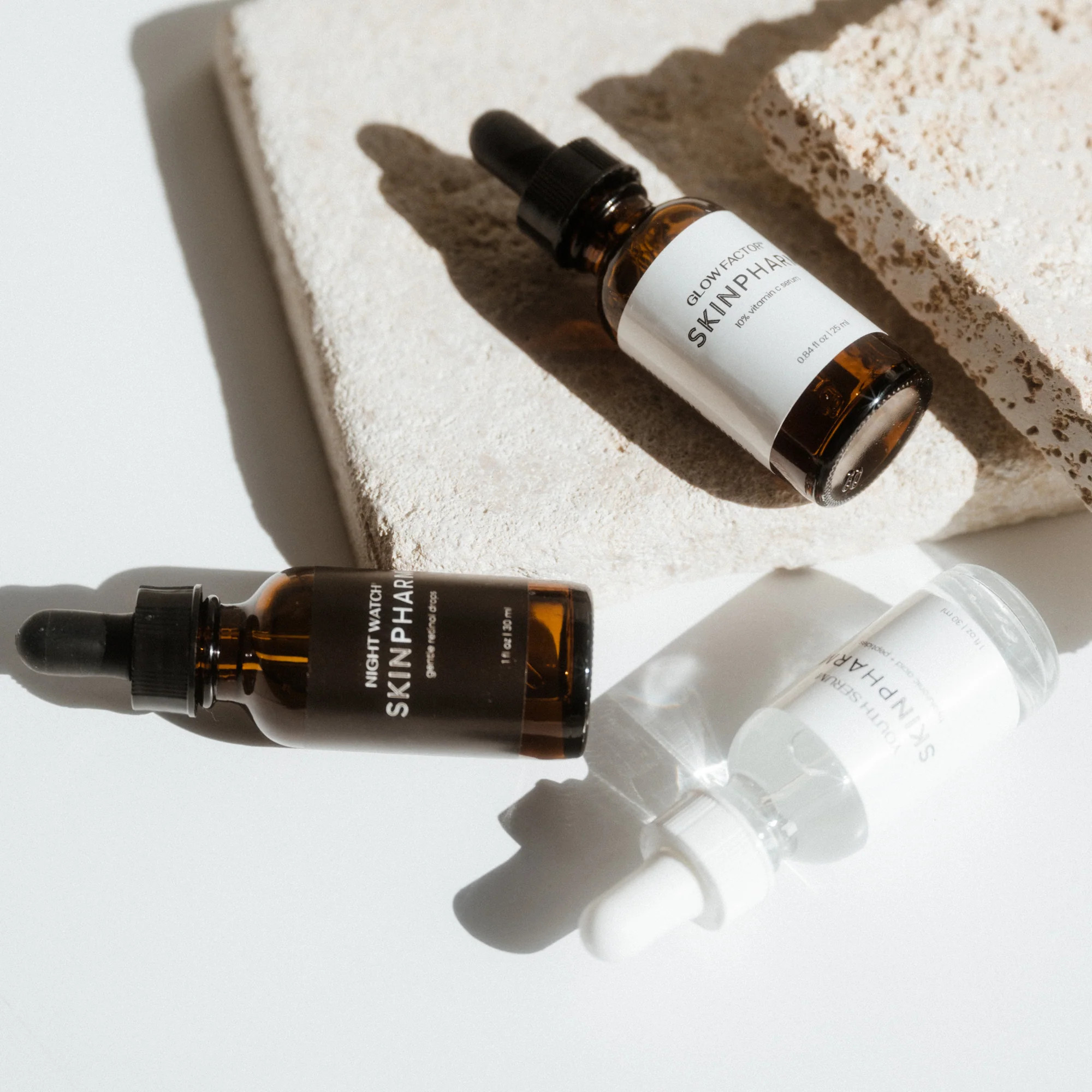 Serum essentials: Vitamin C, Hyaluronic Acid, Night Serum. 

The base of my morning and night skincare routines, for glowing, hydrated and youthful skin.  

 #LTKOver40 #LTKBeauty