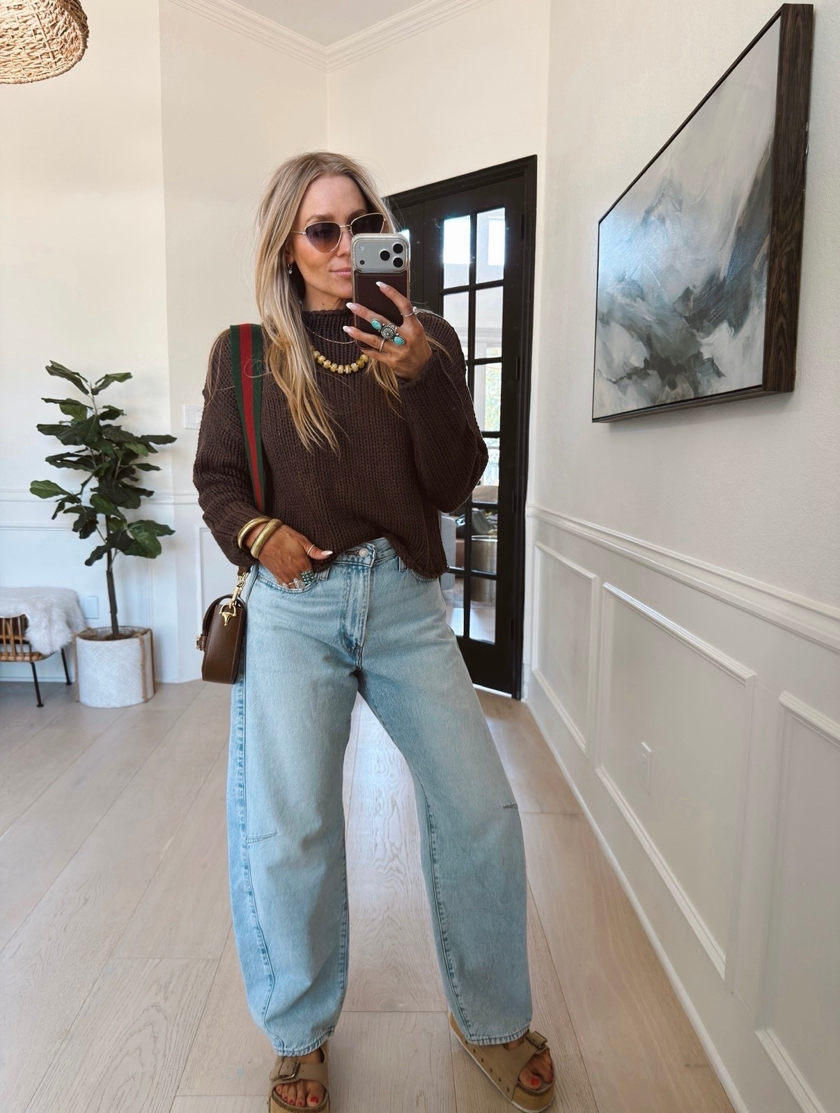 🤍Better than Free People sweater from Amazon! The details give all the Free People vibes for a fraction of the price! ✨
