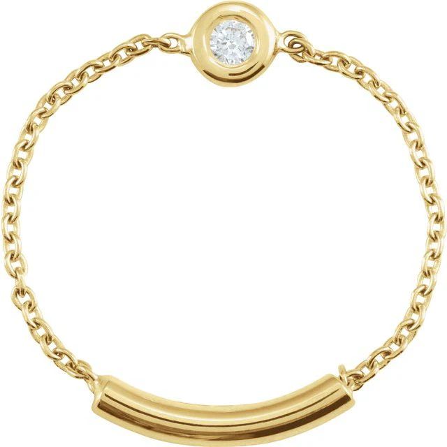 Diamond Chain Ring | Smith and Mara, LLC