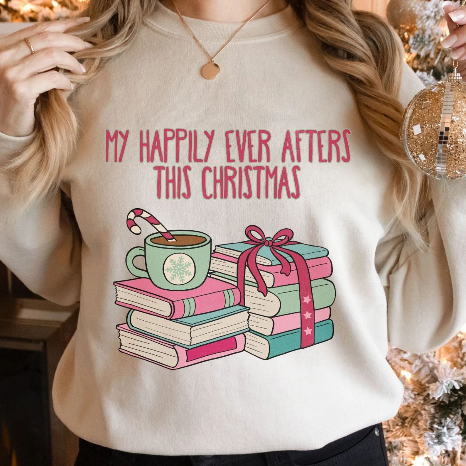 Reader of Books Christmas Crewneck Giftbook Lovers Gift - Etsy | Etsy (US)