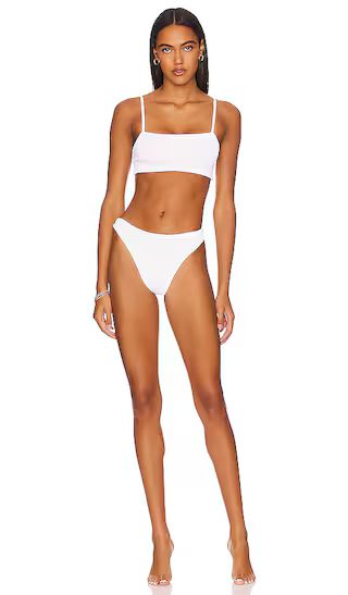 Gigi Bikini Set in White | Revolve Clothing (Global)