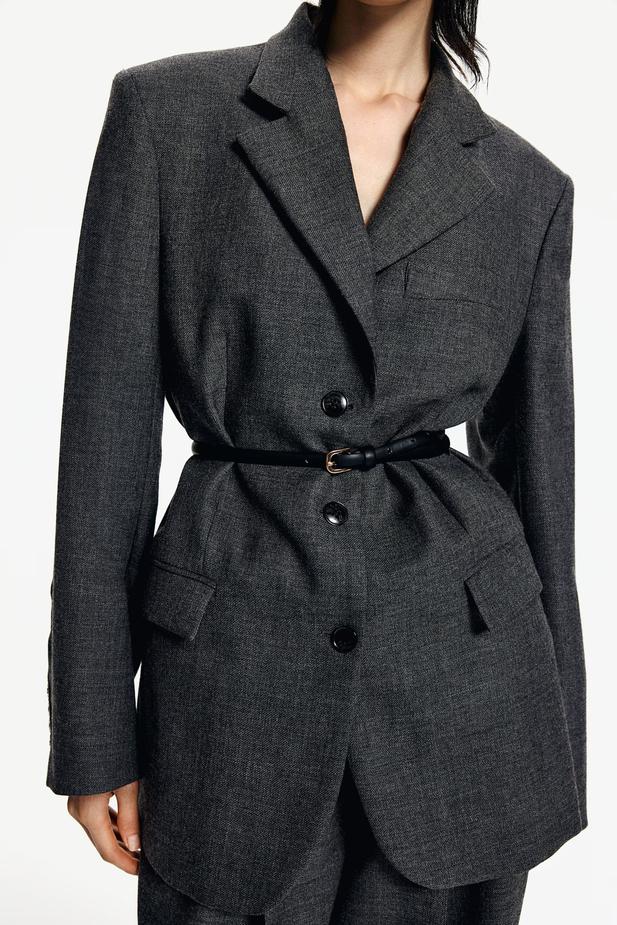 Oversized wool blazer | H&M (UK, MY, IN, SG, PH, TW, HK)