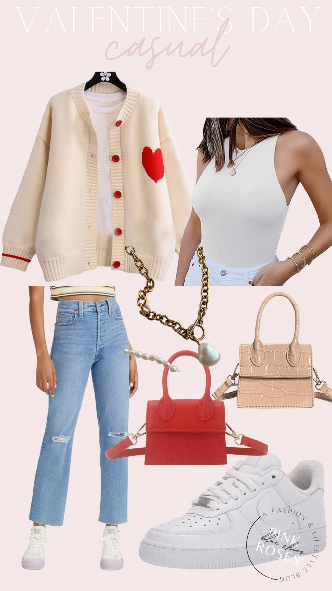 Last minute Valentine’s Day Look that will arrive on time!

Whether you like to keep it casual or are volunteering in your kid’s class for Valentine’s Day, this outfit is the perfect fit! Love the oversized heart cardigan! Adorable!

#LTKunder50 #LTKSeasonal #LTKstyletip