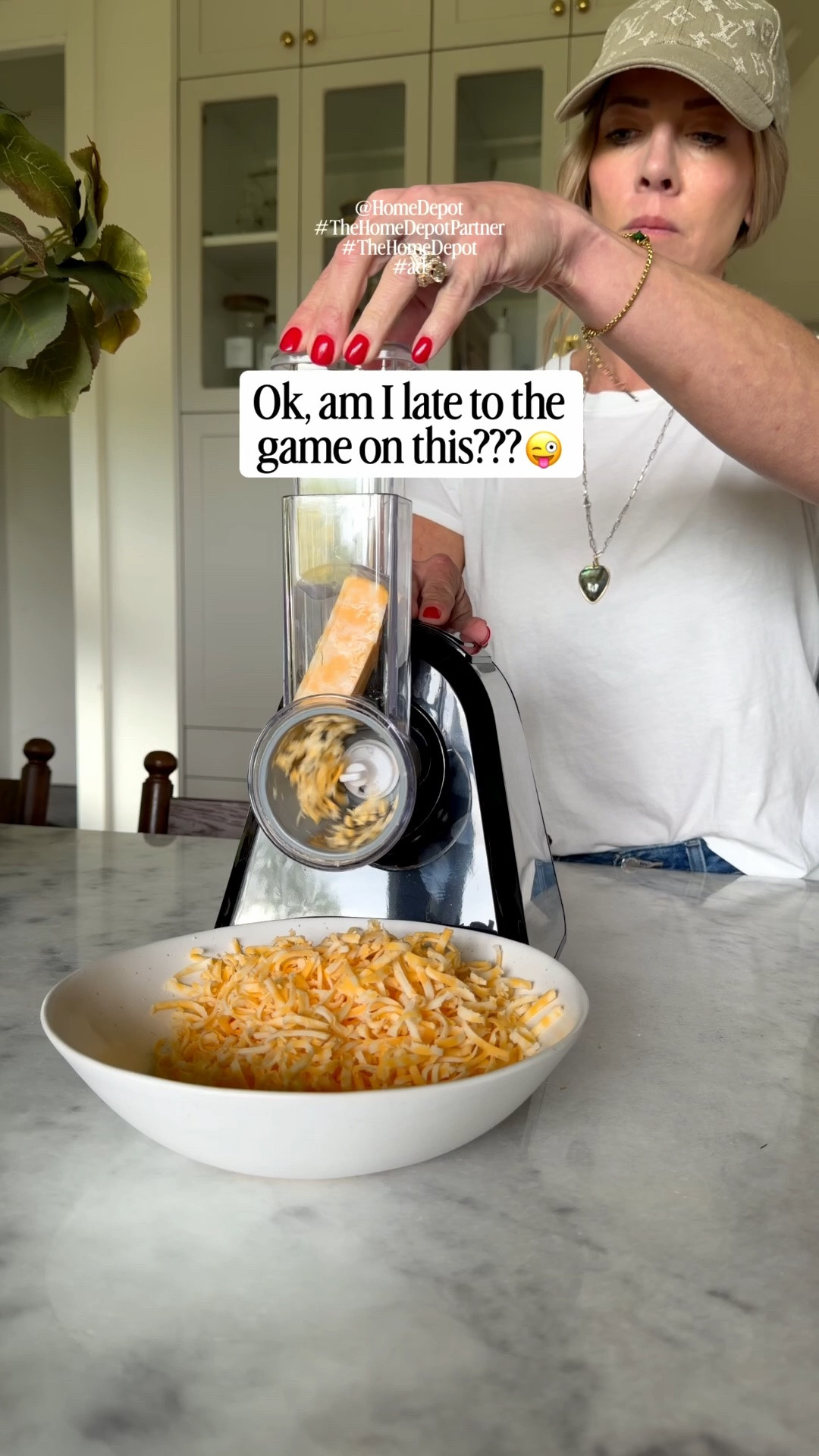 #Ad this is one of those kitchen upgrades from The @HomeDepot you don’t realize you need until you have it. 
The electric cheese grater comes with 5 interchangeable blades for slicing, shredding, chopping + more, and the knife block has magnetic sides plus extra storage in the middle which I love for utensils.
Not trendy clutter… just genuinely useful kitchen finds I’ll actually use daily 🤎

Also, there are really good savings happening online at The Home Depot from now through 6/10 including up to 35% off select furniture, rugs, & mattresses at homedepot.com during their Memorial Day event. 


#TheHomeDepotPartner #TheHomeDepot

#LTKSaleAlert #LTKHome