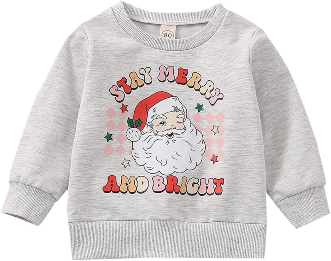 Baby Boy Girl Pumpkin Sweatshirt Tops Toddler Halloween Outfit Long Sleeve Crewneck Pullover Sweater | Amazon (US)