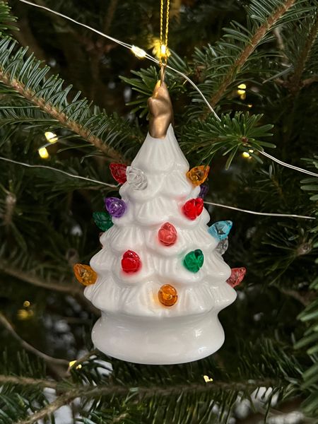 This ornament gives all the nostalgia! Anyone else have these ceramic light up trees growing up? This one turns on for a real life look #amazonchristmasdecor #christmasdecor #christmasdecorations #christmastree

#LTKSeasonal #LTKfindsunder50 #LTKHoliday