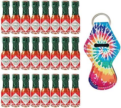 Tabasco's Original Hot Sauce Mini Tabasco Sauce Bottles with Mini Hot Sauce Bottles Key Chain 24 ... | Amazon (US)