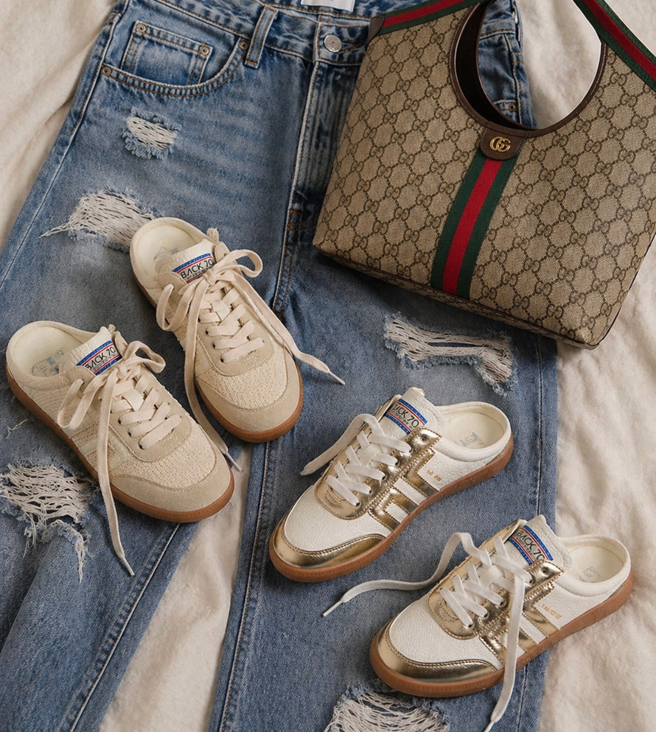 These sneakers are the perfect mix of cute + everyday comfy 🤍✨
I love how they give that effortless “throw on and go” look but still feel put together. The neutral tones go with literally everything — denim, shorts, athleisure… you name it 🙌

They’re super lightweight and comfy, making them perfect for running around, travel days, or just everyday wear. And the gold detail pair?! Such a fun way to elevate a basic outfit ✨

I linked both pairs on my LTK — grab your favorite (or both 🤭) before they’re gone!

Shop them here 👉 https://www.shopltk.com/explore/Simply_schade

#LTKStyle #LTKFinds #LTKSale #EverydayStyle #CasualChic #SneakerStyle #NeutralStyle #MomStyle #OOTD #ComfyStyle #OnTheGo #SummerStyle

#LTKootd #LTKdayinmylife #LTKgrwm