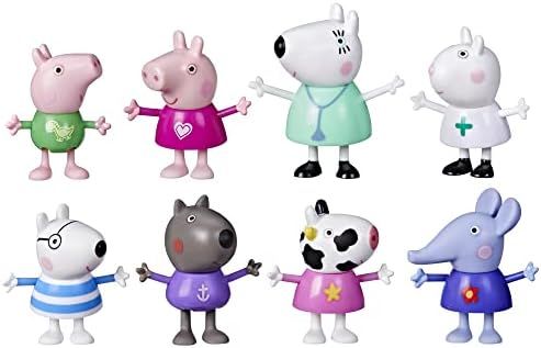 Peppa Pig Dr. Polar Bear Calls On Peppa and Friends Figure Pack Preschool Toy, Includes 8 Figures... | Amazon (US)