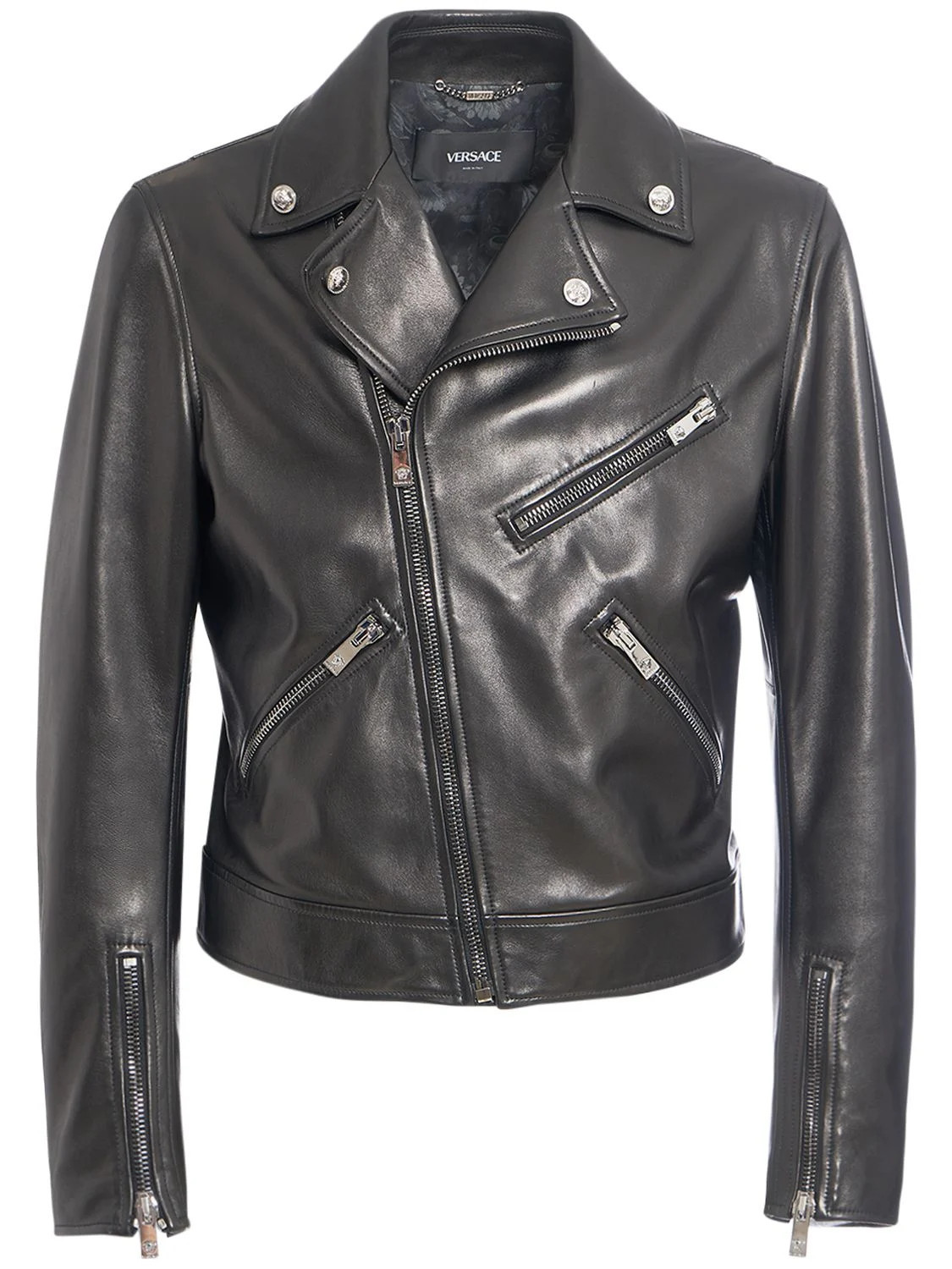 Leather Biker Jacket | Luisaviaroma