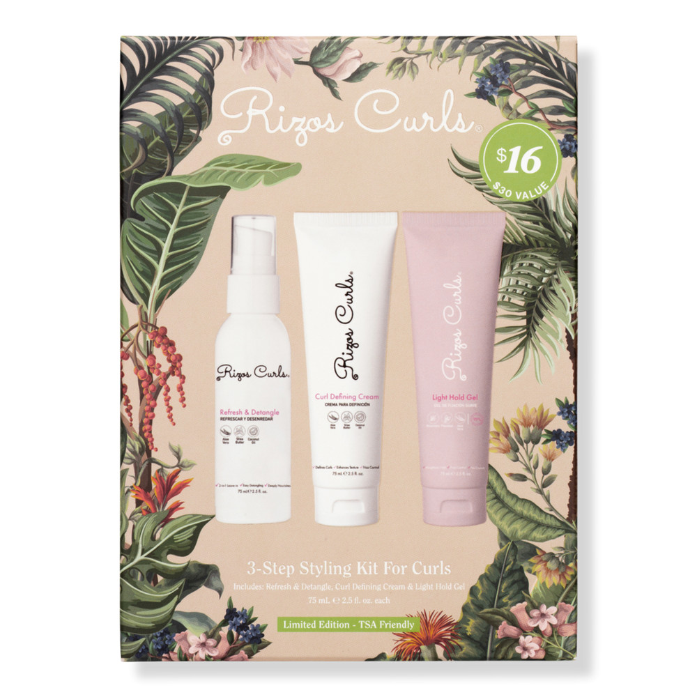 Rizos Curls 3-Step Styling Kit for Curls | Ulta