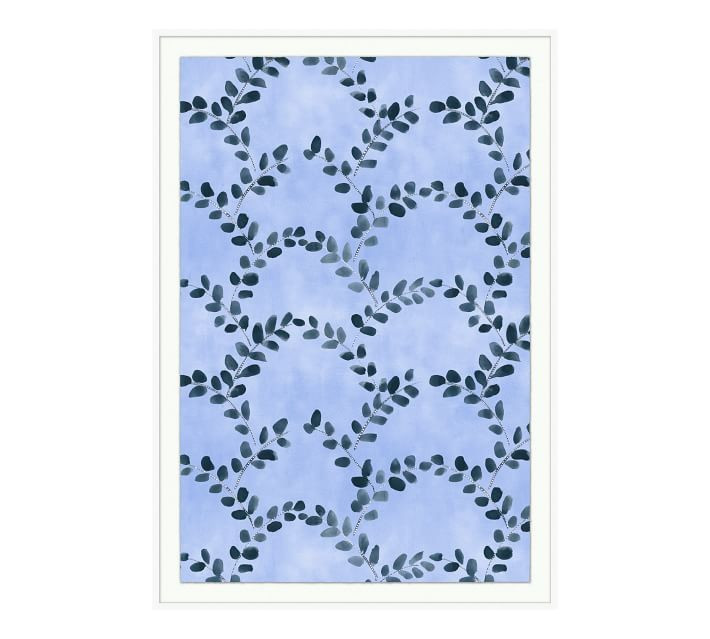 Rebecca Atwood Blue Vines Framed Print | Pottery Barn (US)
