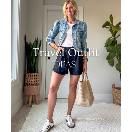 Travel day outfit ideas that are comfortable, versatile to also wear and pair on your trip, and look pull together

#LTKOver40 #LTKStyleTip #LTKTravel