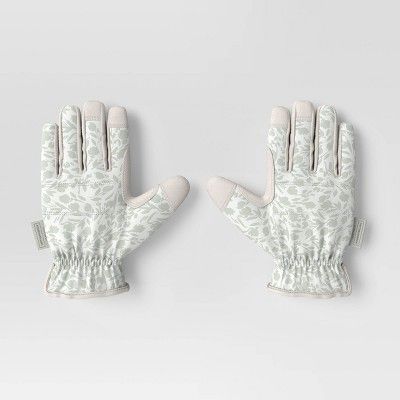 S/M Floral Duck Canvas Glove - Smith & Hawken™ | Target