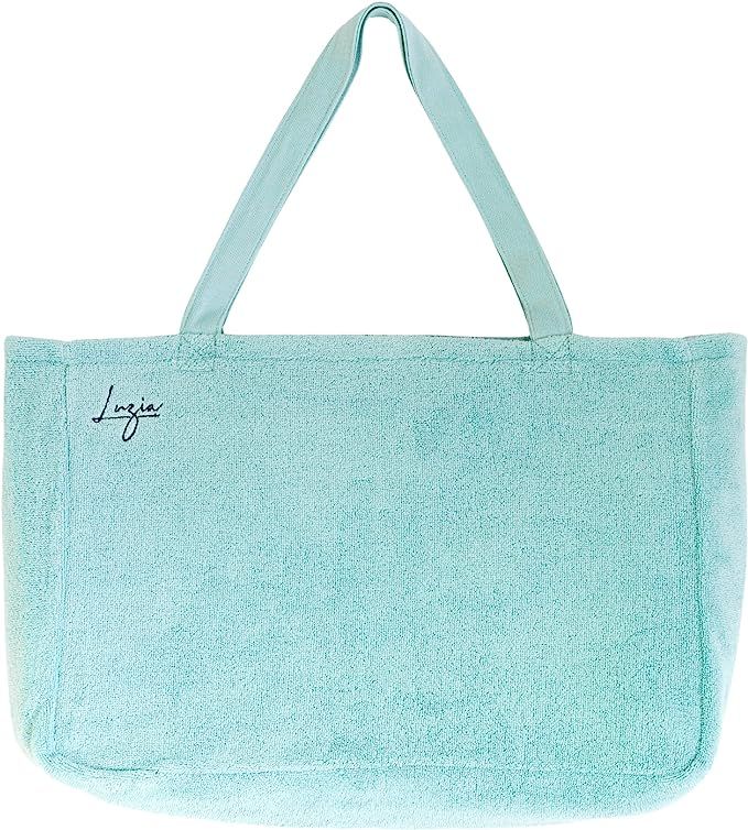 Luzia Beach and Pool Tote Bag - Extra Large, Reversible, Shoulder Bag - Made of Luxuriously Soft ... | Amazon (US)