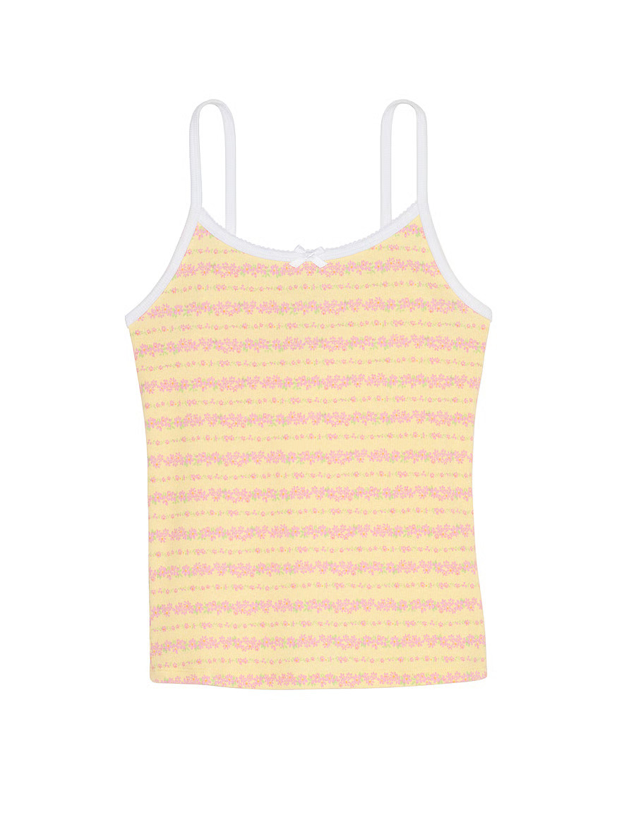 Buy Jade Rib Tank, Fantasy Floral Yellow - Order Tops online - Victoria's Secret US | Victoria's Secret (US / CA )