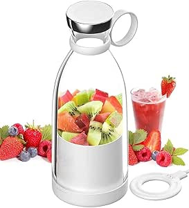 OTPEIR Personal Size Blender, Portable Blender, Battery Powered USB Blender (White) | Amazon (US)