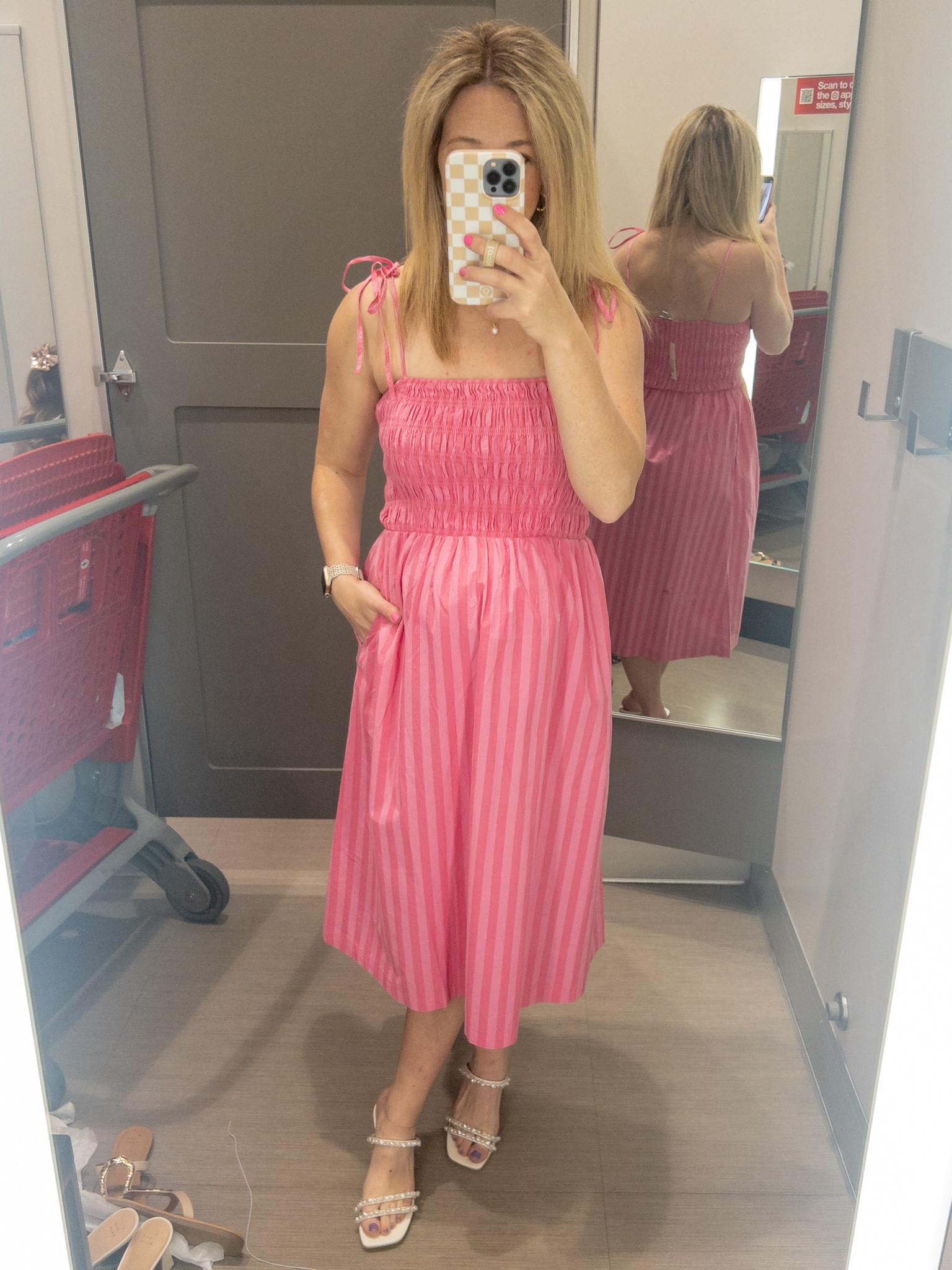 Target Spring 2024
25 weeks pregnant 
Dress and heels

#LTKfindsunder50 #LTKbump #LTKsalealert