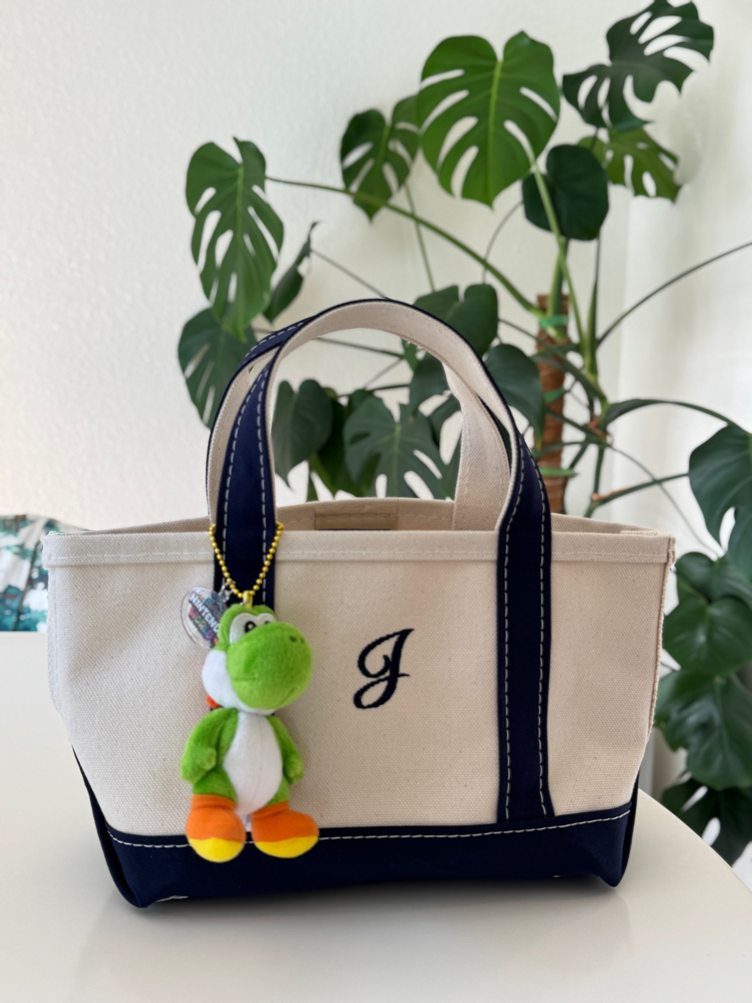 The mini LL bean boat and tote in navy. Font: heirloom. 

#LTKFindsUnder50 #LTKU #LTKGiftGuide