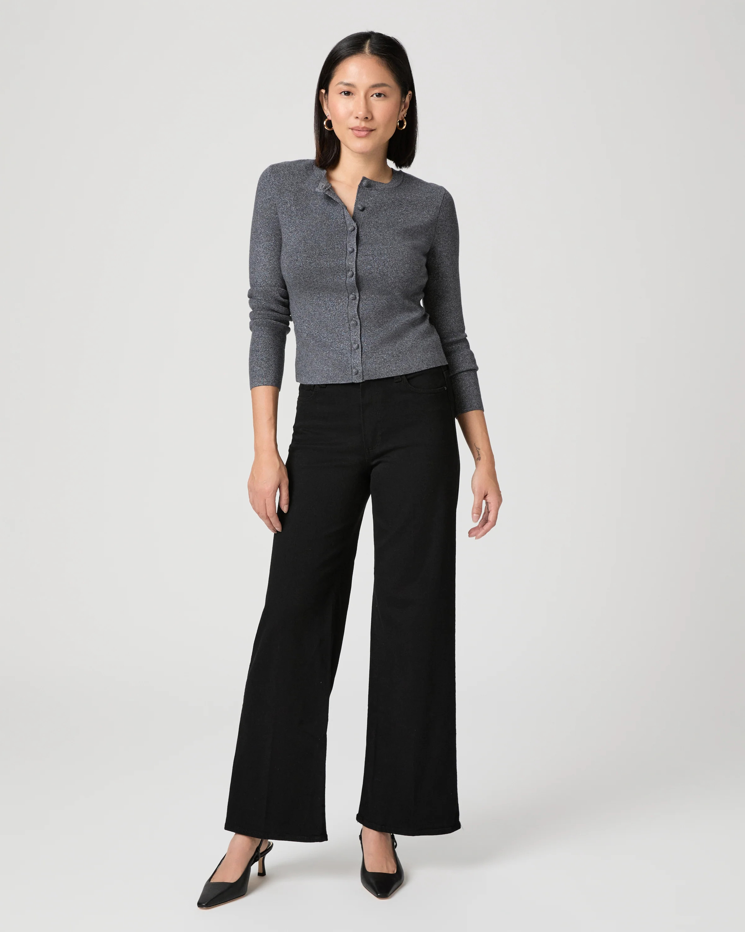 Anessa Petite 29" Wide Leg Jean | Paige