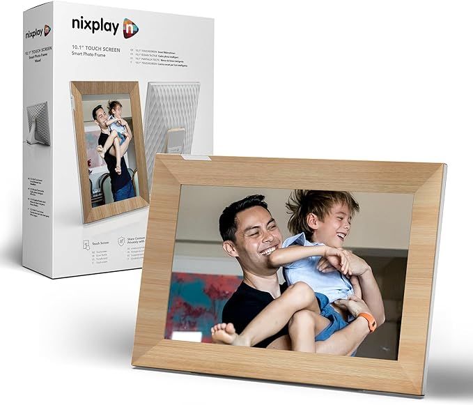 Nixplay Digital Touch Screen Picture Frame with WiFi - 10.1” Photo Frame, Connecting Families &... | Amazon (US)