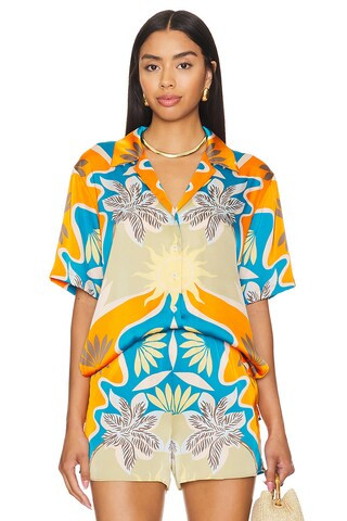 MISA Los Angeles Solange Top in Bain De Soleil from Revolve.com | Revolve Clothing (Global)