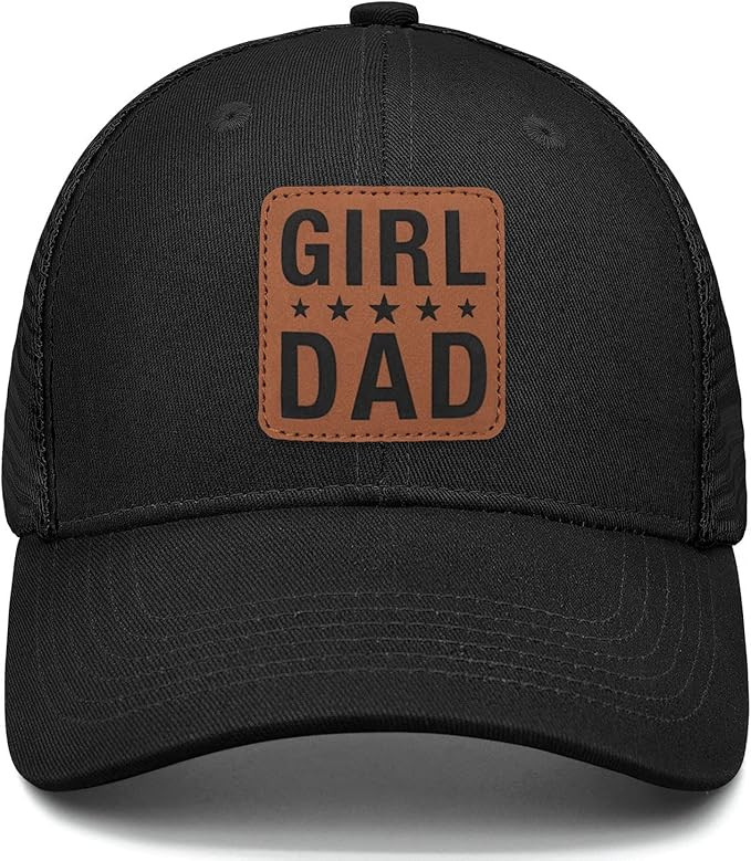 Girl Father Daddy Dad hat Gifts Fathers Day Birthday Christmas for Dad Papa from Daughter Son Bla... | Amazon (US)