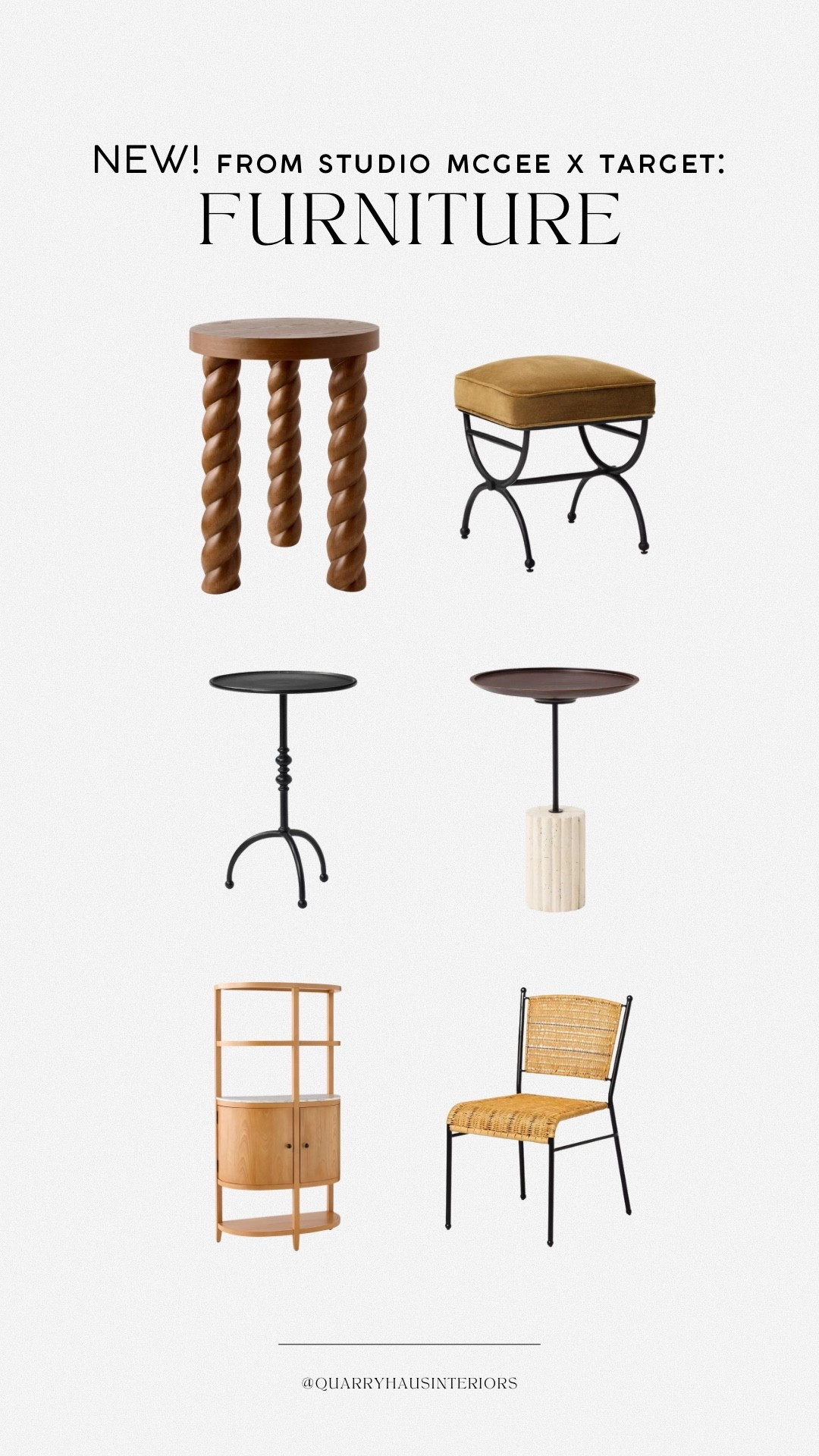 NEW! Studio McGee just dropped a new collection with Target and there are sooo many good finds! Here are a few of my favorite furniture pieces, including side tables, accent seating, and more!

#LTKHome